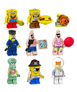 9PCS/SET Spongebob Squarepants Minifigure Building Blocks Fits Lego Toys... - £11.77 GBP