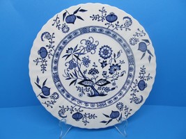 J.&amp;G. Meakin Blue Nordic Blue Onion 9 3/4&quot; Ironstone Dinner Plate VGC - £9.50 GBP