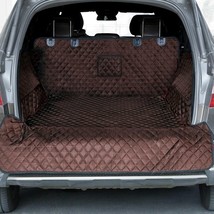 PETICON SUV Cargo Liner for Dogs Waterproof Pet Cargo Cover Dog Seat Cover Brown - £29.61 GBP