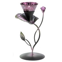  #10001118 Lilac Flower Tealight Candleholder - £19.55 GBP