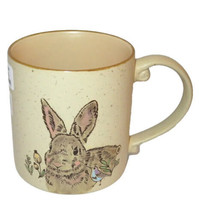 Spectrum Designz Spring Easter Evergreen Bunny Ceramic Mug - New Set Of 3 - £43.15 GBP