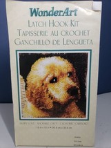 Crochet Wonder Art Caron Latch Hook Kit # 4670 Puppy Love 12" X 12" Labrador - $9.89