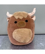Squishmallow Marshal the Highland Cow Plush Brown Cow 16 Inch 2023 - $44.97 CAD