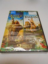  The Jungle Book/Tarzan: Includes 3 Bonus Movies (DVD, 2016) New Sealed kids - £4.37 GBP