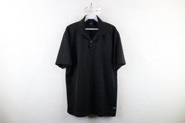 Callaway Golf x Cadillac Mens Large Spell Out Collared Golfing Polo Shirt Black - £30.93 GBP