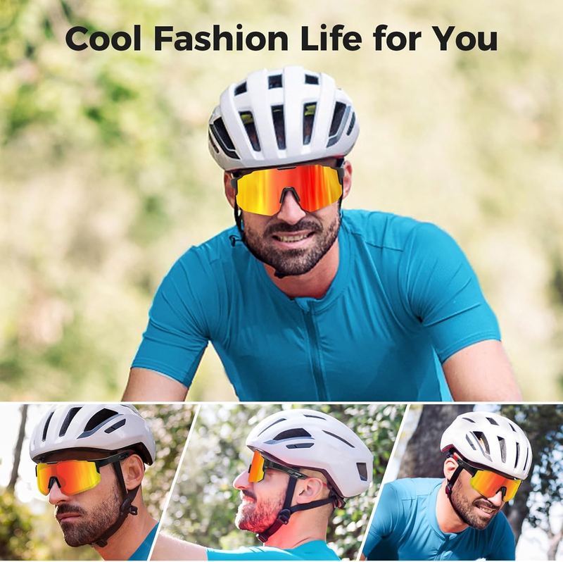 Polarized UV400 Cycling Glasses Running Sunglasses Baseball Men Women Sports Sun Item image 6