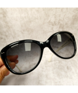 Kate Spade Gloss Black White Cat Eye Sunglasses - Angelique/S 0FU8 Y7 55... - $1,000.40 MXN