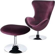 Sr03Cm-Ac6841 Accent Chair, Purple - £722.56 GBP