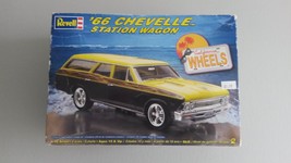  Revelle Model Kit 66 Chevelle Station Wagon California Wheels  - £23.59 GBP