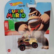 Hot Wheels Super Mario Character Donkey Kong Vehicle Car Diecast 1:64 Sc... - £8.80 GBP