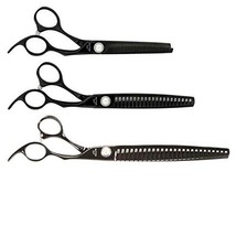 MPP Professional Grooming Shears Black Pearl Thinning Blending Scissors Choose S - £185.91 GBP+