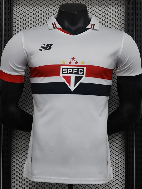 24-25 Sao Paulo Home Player Version Soccer Jersey - £79.91 GBP