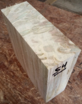Large Thick Ambrosia Maple Bowl Blank Turning Block Lumber 9&quot; X 9&quot; X 3&quot; S4 - £31.60 GBP