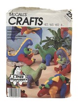 McCalls Sewing Pattern 2577 Prehistoric Pets Stuffed Toy VTG - $38.61