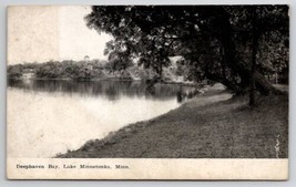 MN Deephaven Bay Lake Minnetonka Minnesota c1910 Postcard AA3 - £9.68 GBP