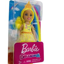 Rainbow Cove Sprite Doll Yellow Hair 5 in Dress Crown Barbie Dreamtopia NEW - £5.46 GBP