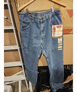 Wrangler Five Star Premium Denim Flex Regular Fit Jean Blue Nwt 34×30  - $29.69