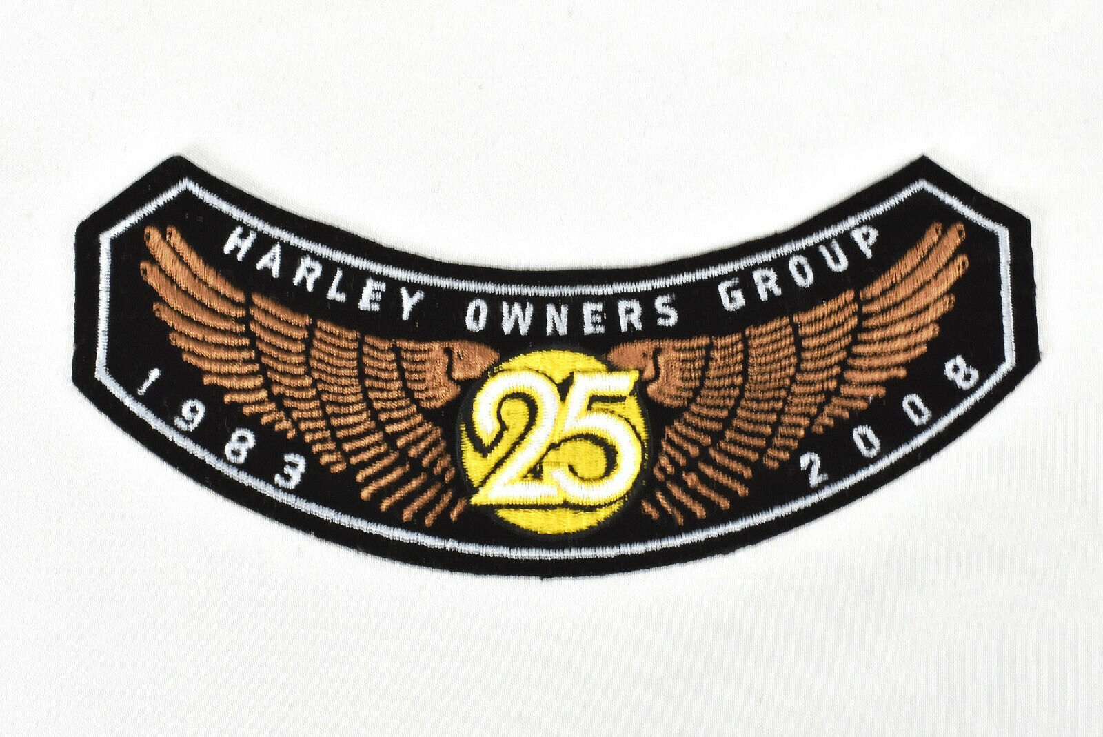 2008 Harley Davidson Owners Group HOG Eagle Wings Rocker Patch NOS - $15.79