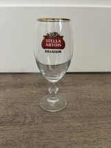 Stella Artois 33 CL Gold Rimmed Chalice Beer Glass - $8.00