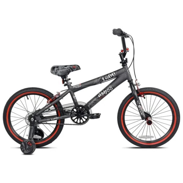 Kent 18 In. Abyss Boy's Freestyle BMX Bike, Charcoal Gray - $129.98
