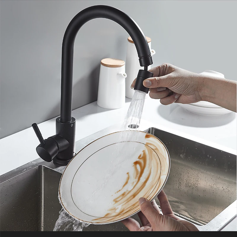 House Home 720 Degree Splash Filter Faucet Spray Head Wash Basin Tap Extender Ad - £19.98 GBP