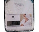 Wamsutta Unisex Terry Robe, One Size Fits Most, 100% Cotton - £30.53 GBP