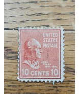 US Stamp John Tyler 10c Used 815 - $18.23 MXN