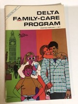 1971 Delta Family Care Program Vintage Delta Air Lines Book Box3 - £5.41 GBP