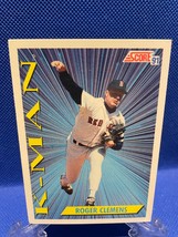 1991 Score - #684 Roger Clemens - £11.86 GBP