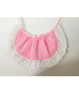 Vtg My Little Pony G1 Pink &amp; White Polka Dot Bib for Newborn Pony Replac... - $11.50