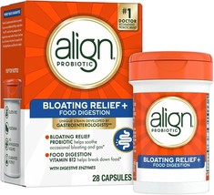 Align Probiotic Bloating and Gas Relief &amp; Food Digestion 28 Caps Exp 05/... - $17.81