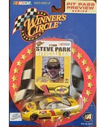 Nascar Winner&#39;s Circle Steve Park #1 Pennzoil Pit Pass Preview Series Di... - $379.04 MXN