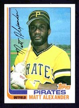 Pittsburgh Pirates Matt Alexander 1982 Topps Baseball Card # 528 nr mt  ! - £0.39 GBP