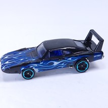 Hot Wheels ‘69 Dodge Charger Daytona Black With Blue Flames 1:64 **LOOSE** - $3.95