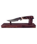 Walnut Wooden Knife Stand Display for Hunting Pocket or Collectible Knives - $409.55 MXN