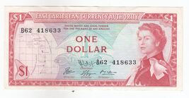 East Caribbean State, 1 Dollar, P13f, XF - $24.18