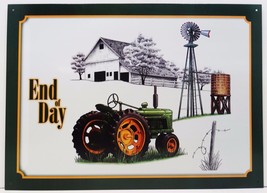 End of Day Tractor Farming Country Metal Sign - $19.95