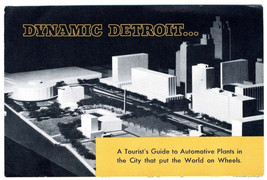 Dynamic Detroit A Tourist&#39;s Guide to Automotive Plants City Put World on Wheels  - £27.50 GBP