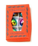 Ball Ornaments Red Box im65124 Christmas Several Colors Dollhouse Miniature - £2.94 GBP