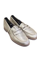 U-Dot Patent Leather Penny Loafer Gold Size 6 Made In Japan - £79.12 GBP