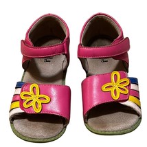 Livie &amp; Luca x Matilda Jane Girls Pink Multi Color Sandals Sz 3 Youth - £22.58 GBP