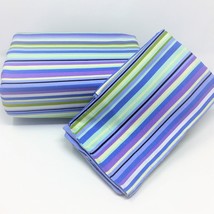Isaac Mizrahi Stripe Twin Duvet Cover + 1 Pillow Sham 2 Pieces for Single NEW - £50.41 GBP