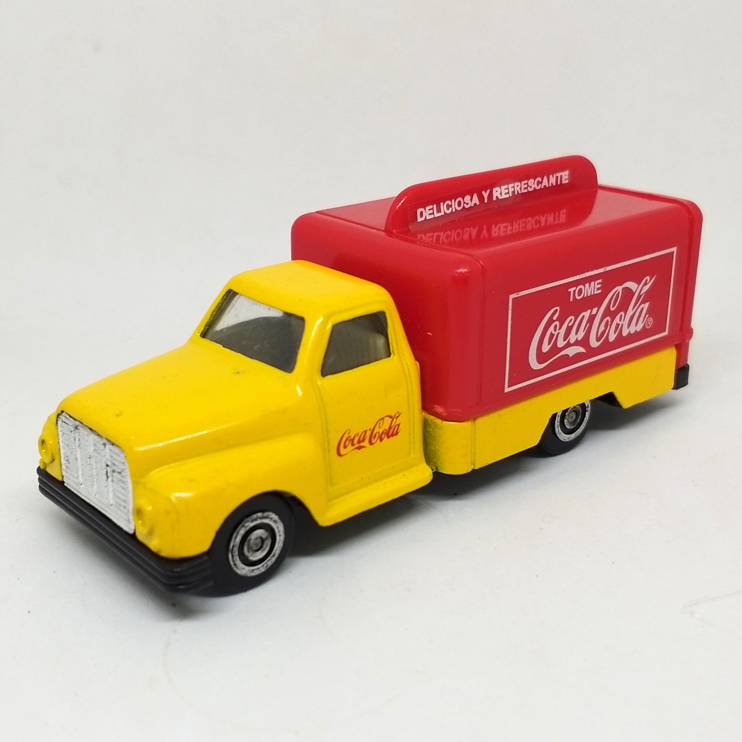 Coca Cola 1950 USA Style Delivery Truck Van Diecast Car - Vintage 80s-90s - £14.86 GBP