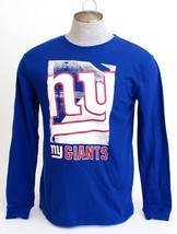 NFL Team Apparel NY Giants Blue Long Sleeve Thermal Shirt Men&#39;s NWT - $49.99