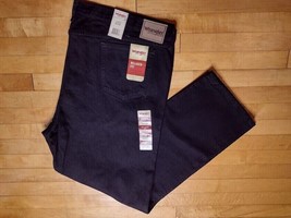 Wrangler Rugged Wear Relaxed Fit Black Jeans Size 52x32 Black 35002OB NEW - $29.99