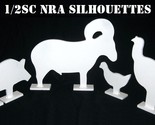 1/2sc IHMSA/NRA Metallic Silhouette Targets - 4pc AR500 Steel Rifle Knoc... - $199.99
