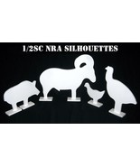 1/2sc IHMSA/NRA Metallic Silhouette Targets - 4pc AR500 Steel Rifle Knoc... - $3,736.40 MXN