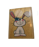 Penny Black Bunny Rabbit Bun Bun 3620-H  Rubber Stamp 2 1/4” X 2 3/4” - £9.61 GBP