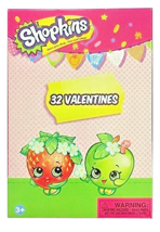 Paper Magic Shopkins 32 Count Valentines Cards with Sticker - £10.22 GBP