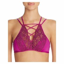 Isabella Rose Lolita Crochet High Neck Bikini Top, Aster, M $90 - £27.10 GBP